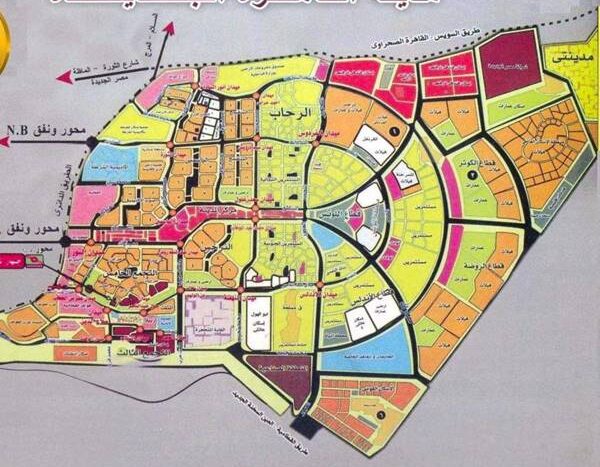 خريطة القاهرة الجديدة