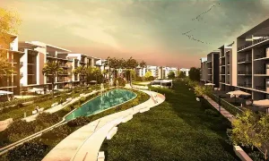 فيفث سكوير شقة علي السطح 3 غرفة نوم