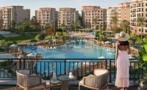 90 افينيو دور ارضي 4 غرف نوم