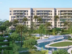 سين 7  دور ارضي بحديقة 3 غرف نوم