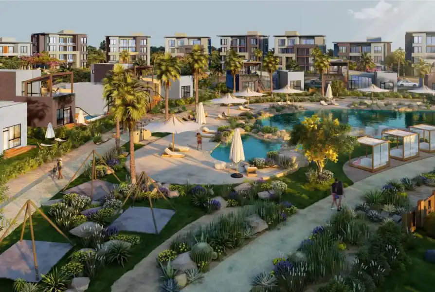 Bay west valley twin house villa